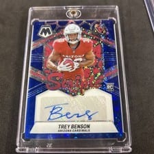 2024 Panini Mosaic Rookie Scripts Trey Benson #RS-TBN card