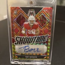 2024 Panini Mosaic Showtime Signatures Trey Benson #SS-TBN card
