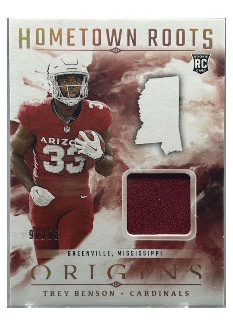 2024 Panini Origins Hometown Roots Relics Trey Benson #HRO-TBE card