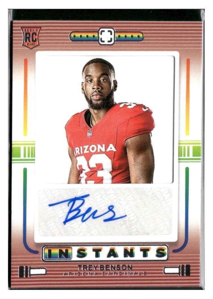 2024 Panini Photogenic Rookie Instants Signatures Trey Benson #RIS-TBE card