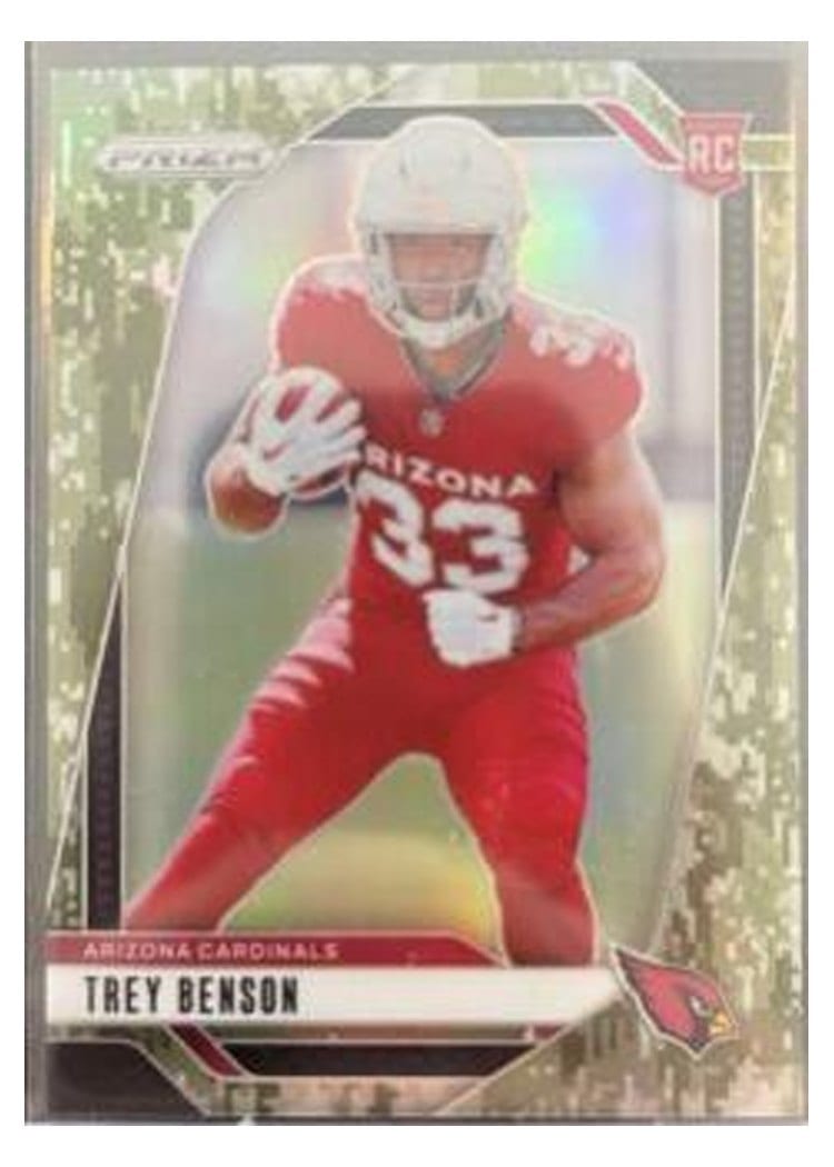 2024 Panini Prizm Base Set Trey Benson #392 card