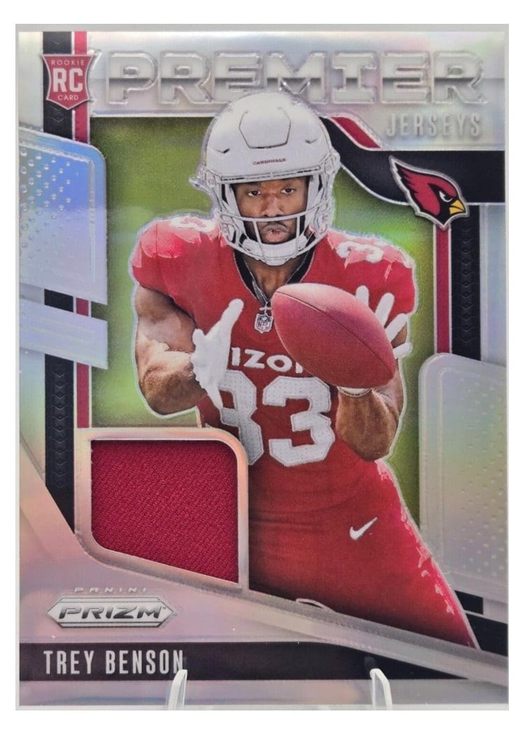 2024 Panini Prizm Premier Jerseys Trey Benson #PJ-TBN card