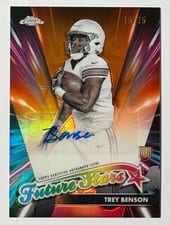 2024 Topps Chrome Future Stars Autographs Trey Benson #FSA-TB card