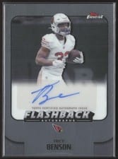 2025 Finest Flashback Autographs Trey Benson #FBA-TB card