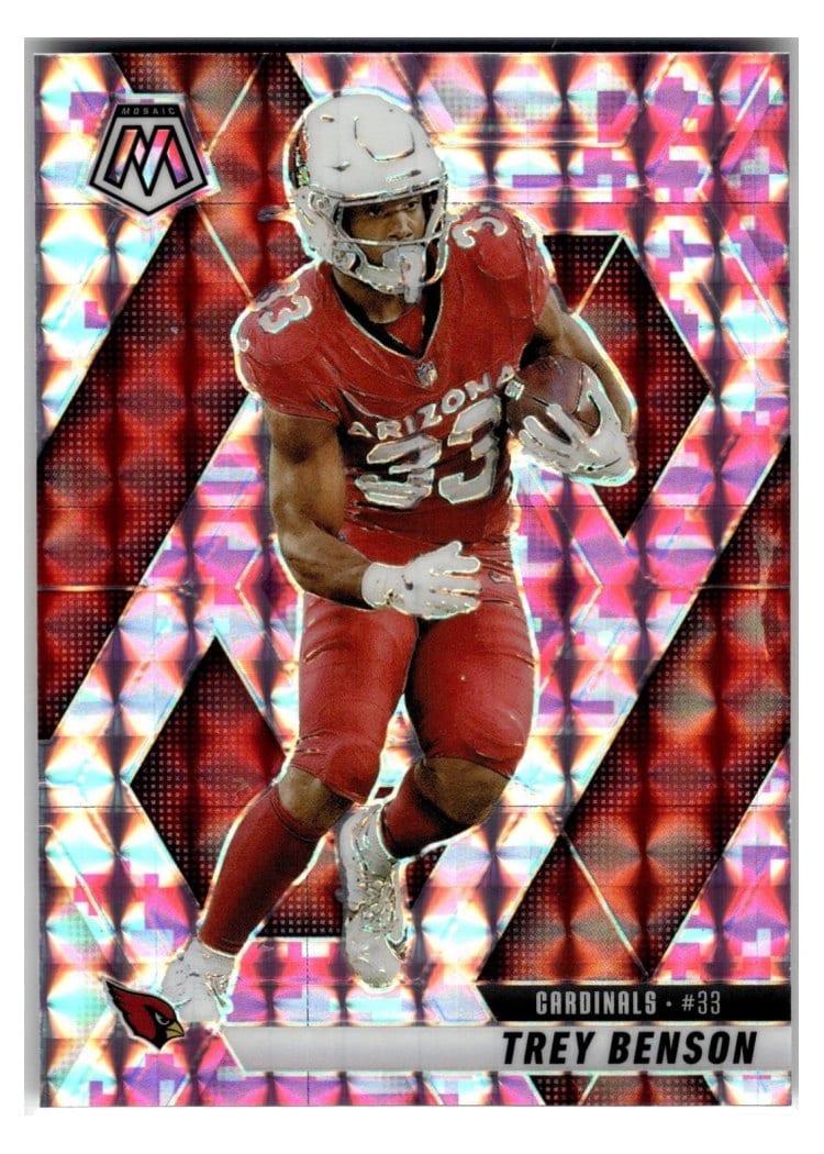 2025 Panini Mosaic Base Set Trey Benson #89 card