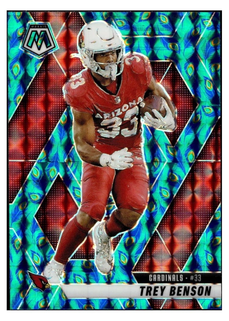 2025 Panini Mosaic Base Set Trey Benson #89 card