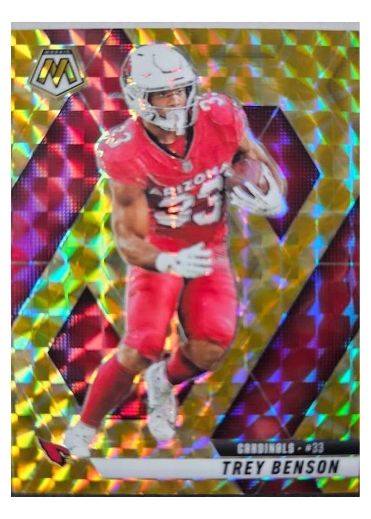 2025 Panini Mosaic Base Set Trey Benson #89 card