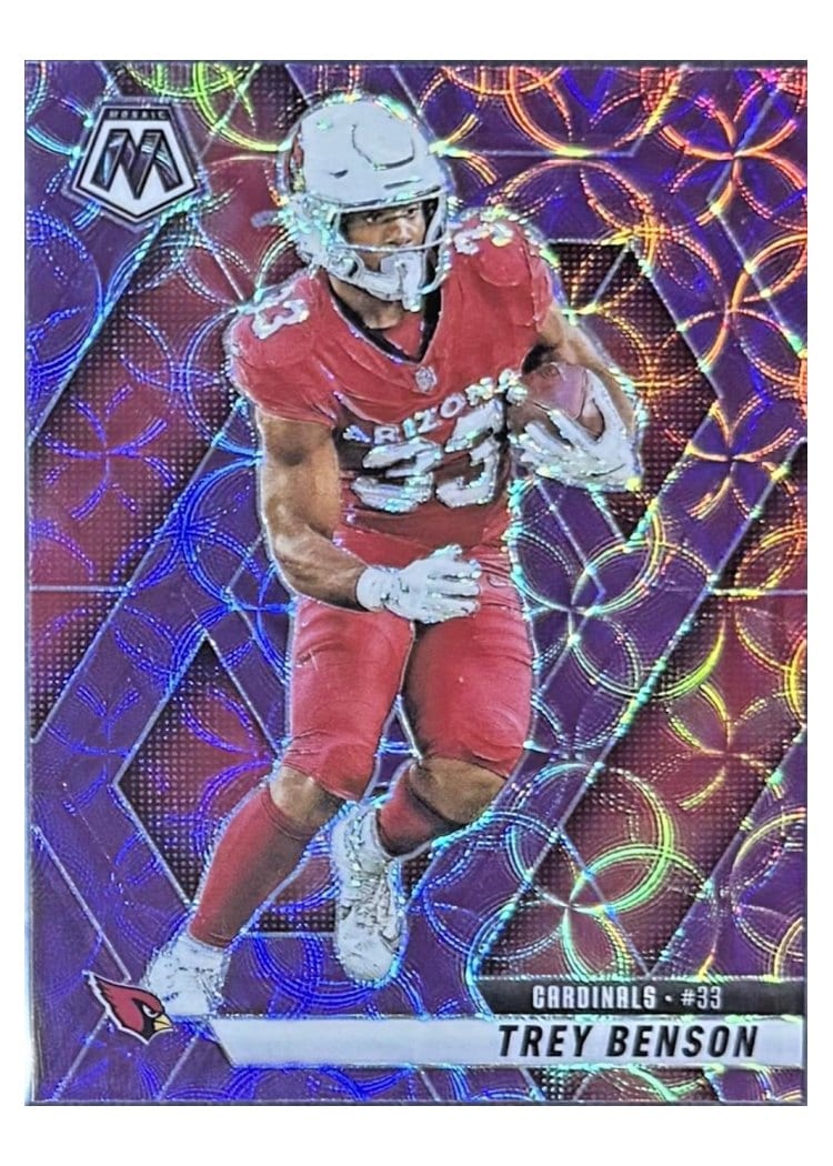 2025 Panini Mosaic Base Set Trey Benson #89 card