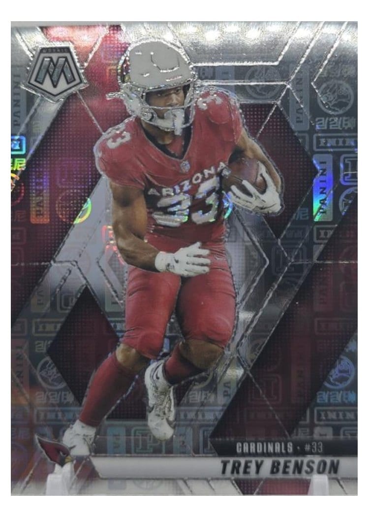 2025 Panini Mosaic Base Set Trey Benson #89 card