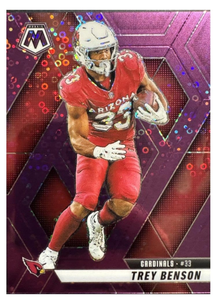 2025 Panini Mosaic Base Set Trey Benson #89 card