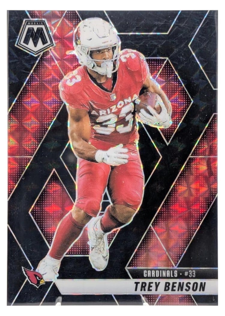 2025 Panini Mosaic Base Set Trey Benson #89 card