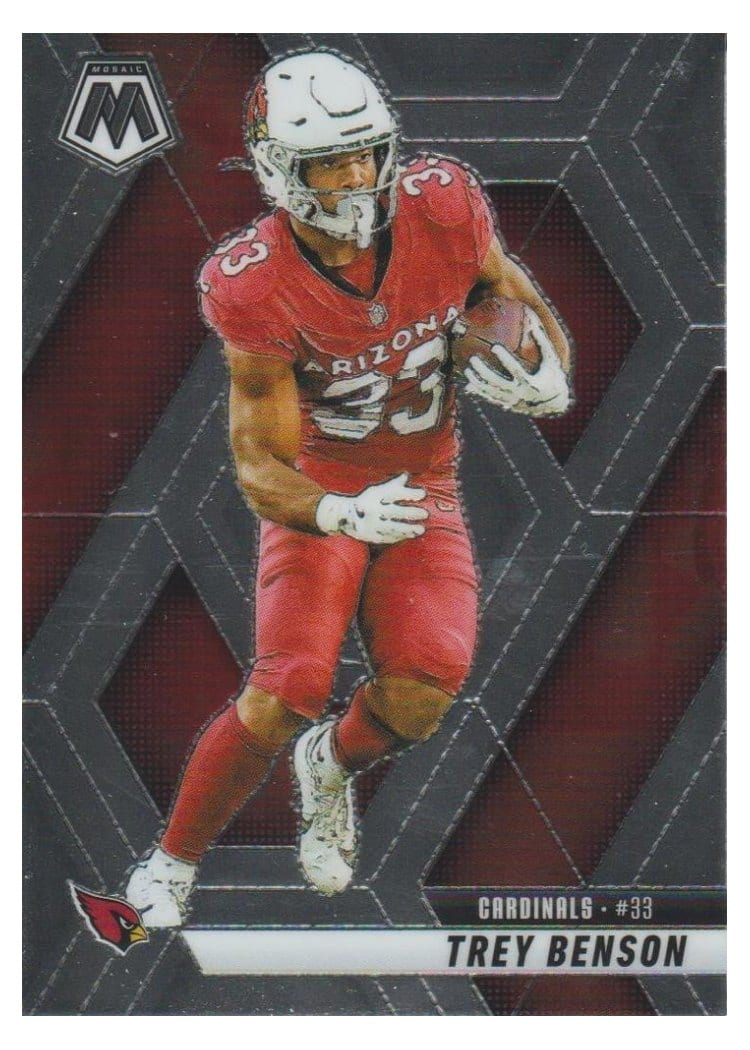 2025 Panini Mosaic Base Set Trey Benson #89 card