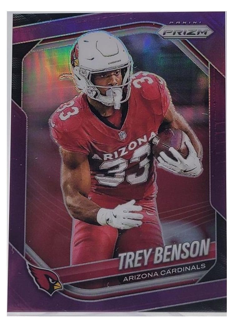 2025 Panini Prizm Base Set Trey Benson #69 card