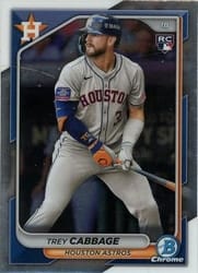 2024 Bowman Chrome Base Set Trey Cabbage #100 card