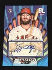 2024 Topps Big League Opening Act Autographs Trey Cabbage #OAA-TC card
