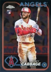 2024 Topps Chrome Base Set Trey Cabbage #226 card