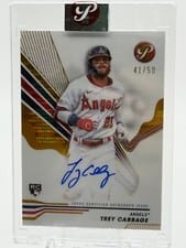 2024 Topps Pristine Autographs Trey Cabbage #PA-TC card