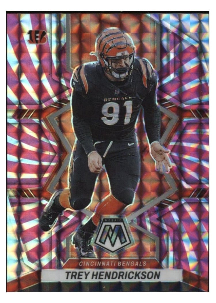 2022 Panini Mosaic Base Set Trey Hendrickson #44 card