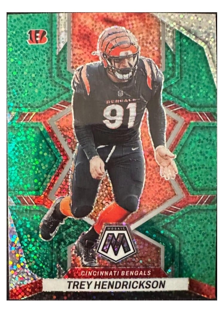 2022 Panini Mosaic Base Set Trey Hendrickson #44 card