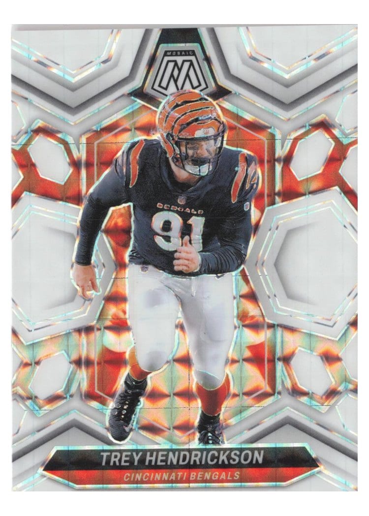 2024 Panini Mosaic Base Set Trey Hendrickson White #48 card