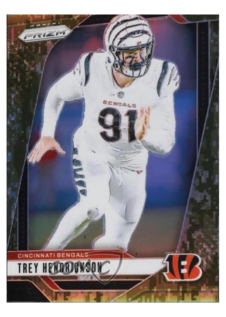 2024 Panini Prizm Base Set Trey Hendrickson Forest Camo #59 card