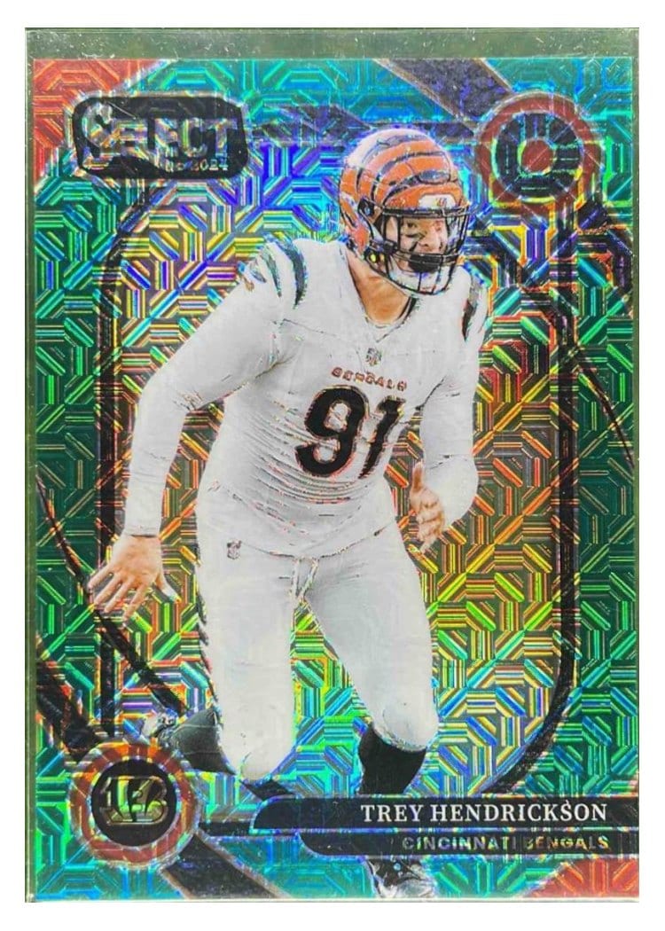 2024 Panini Select Base Set Trey Hendrickson Green Prizm #298 card