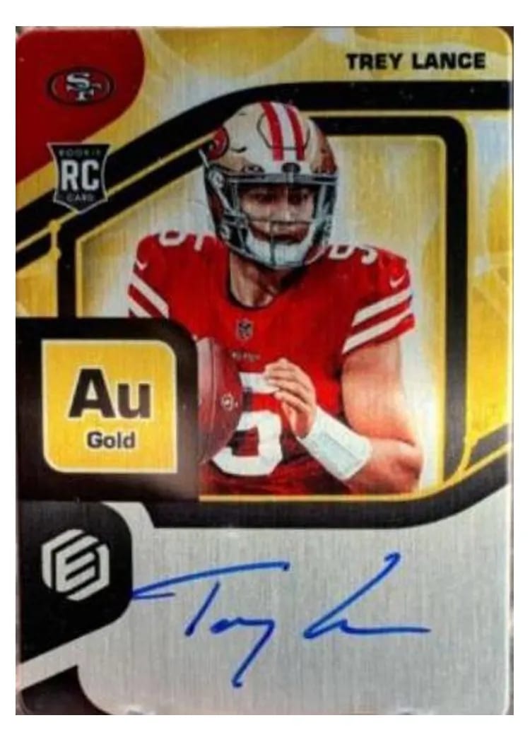 2021 Panini Elements Trey Lance #122 card
