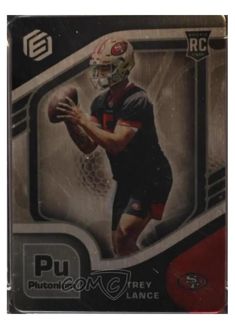 2021 Panini Elements Trey Lance #80 card