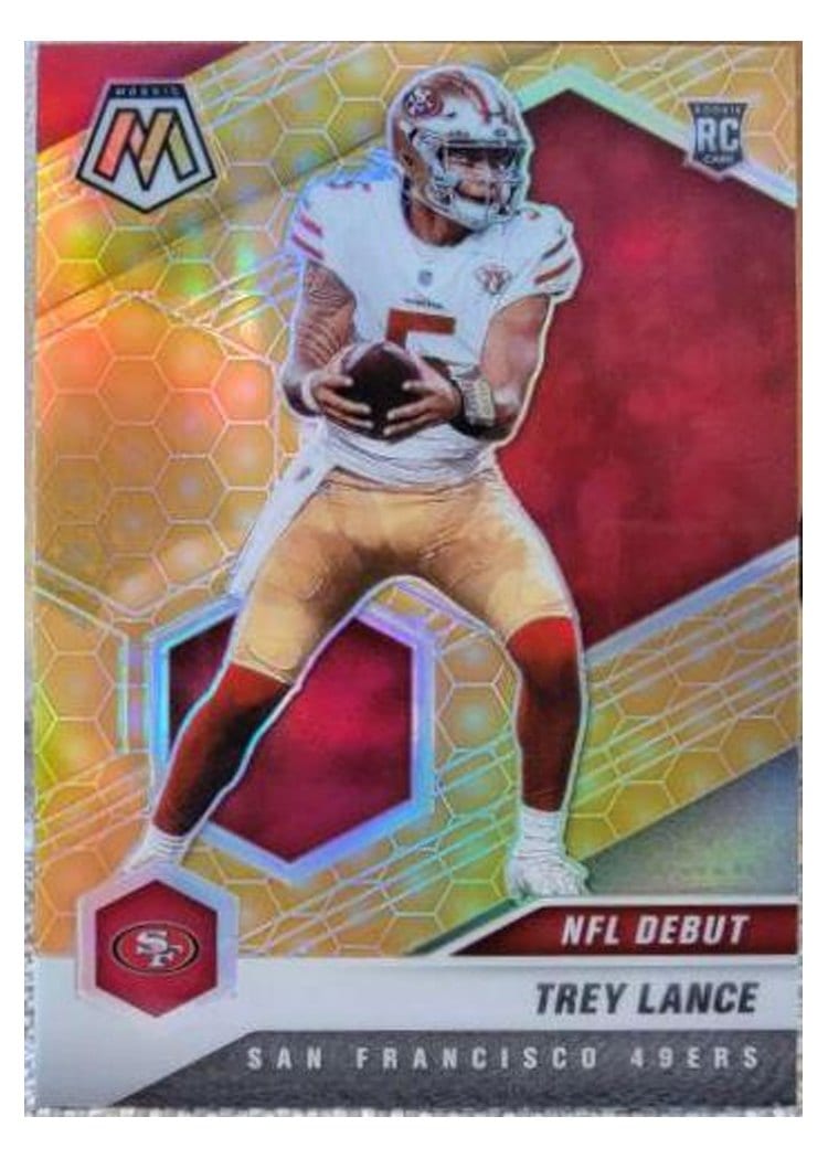 2021 Panini Mosaic Trey Lance #244 card