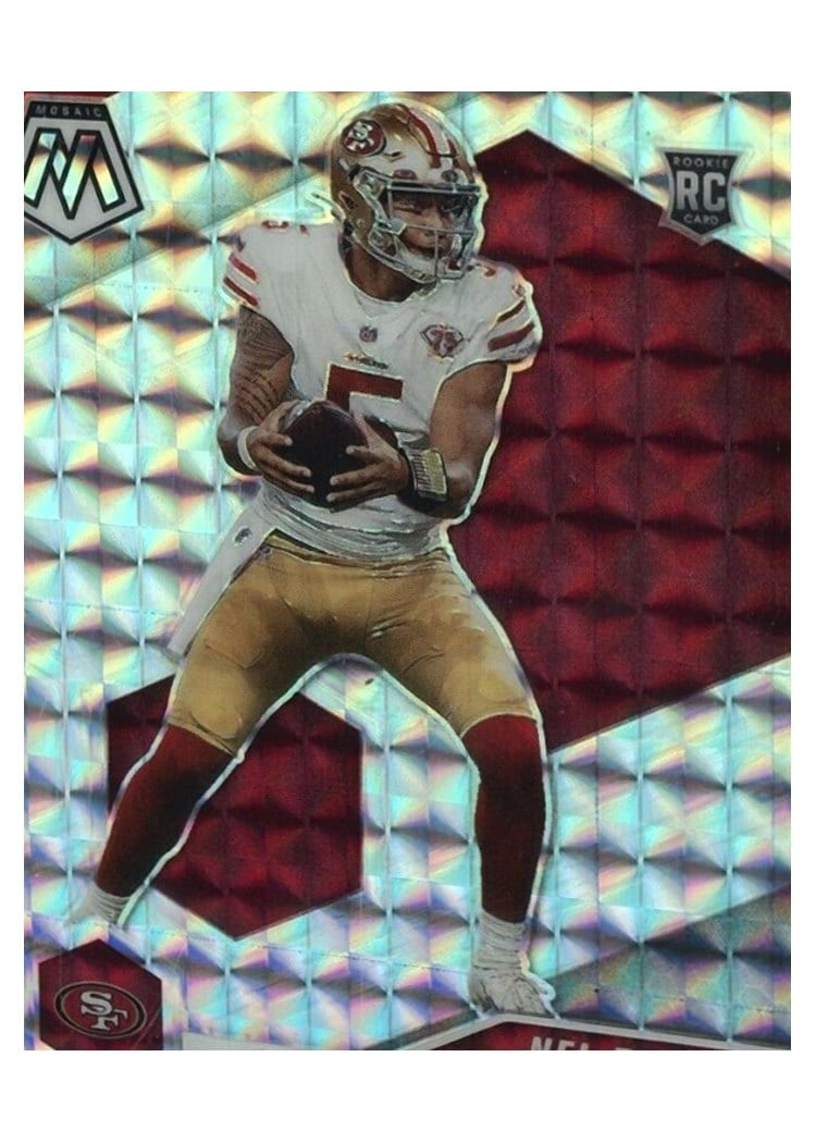 2021 Panini Mosaic Trey Lance #244 card