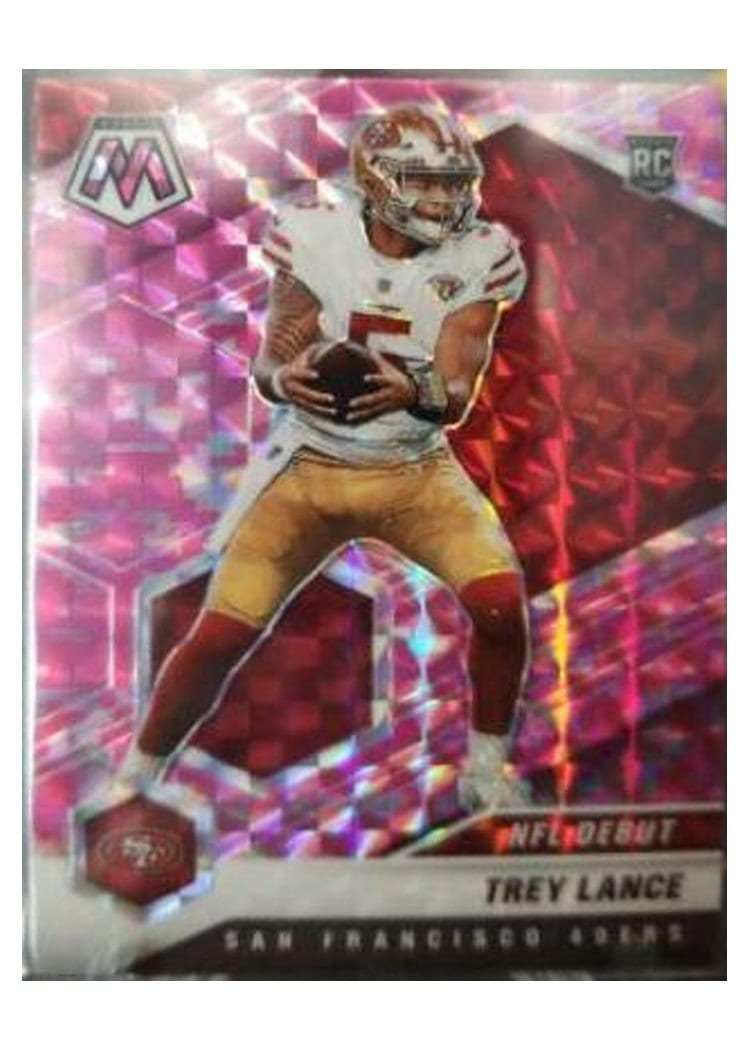 2021 Panini Mosaic Trey Lance #244 card