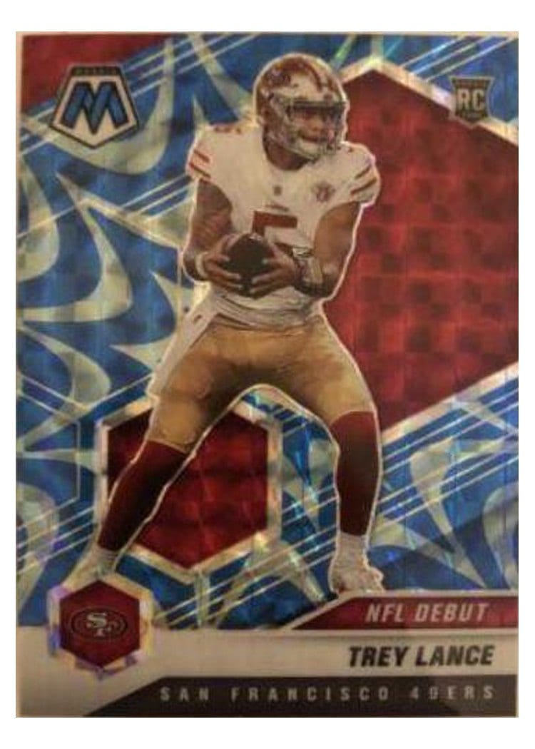 2021 Panini Mosaic Trey Lance #244 card