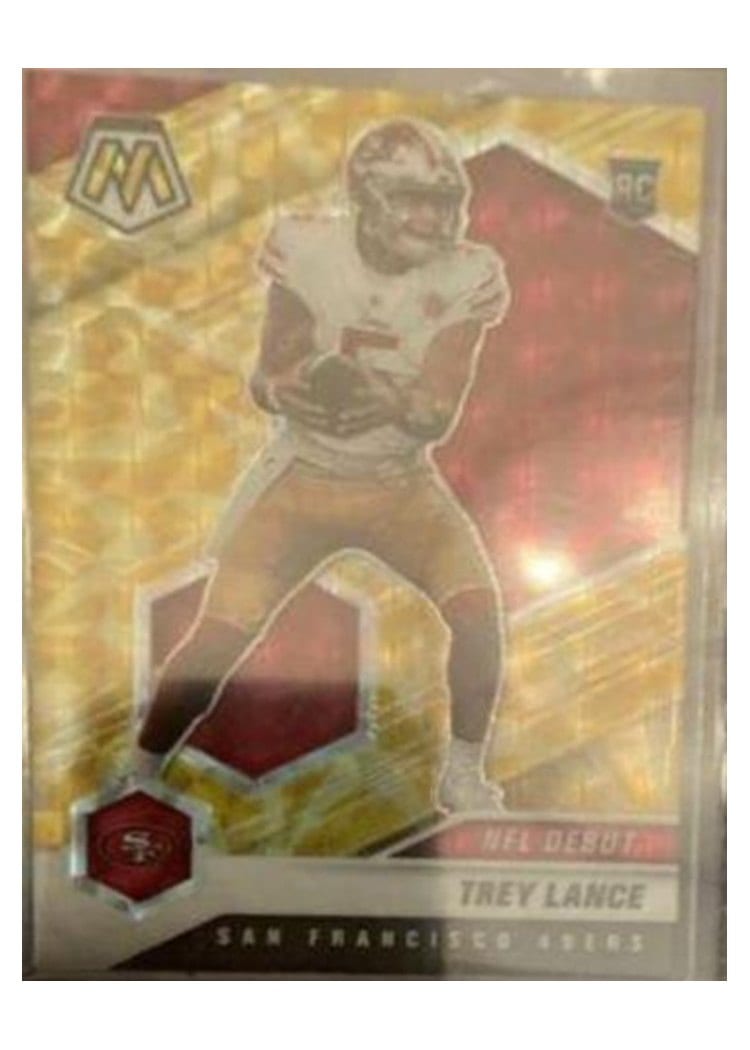 2021 Panini Mosaic Trey Lance #244 card
