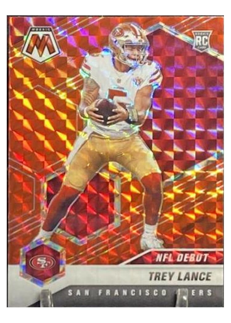 2021 Panini Mosaic Trey Lance #244 card