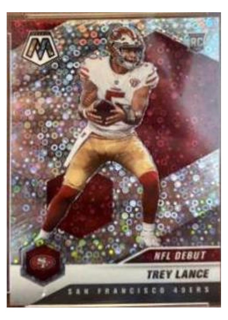 2021 Panini Mosaic Trey Lance #244 card