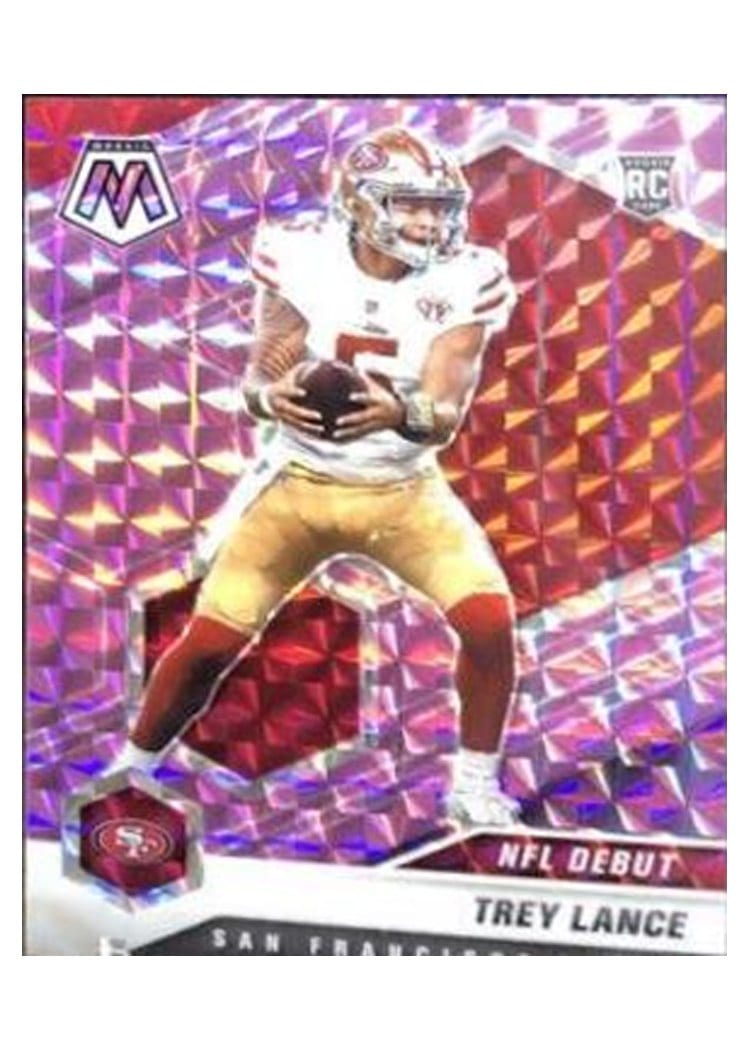 2021 Panini Mosaic Trey Lance #244 card