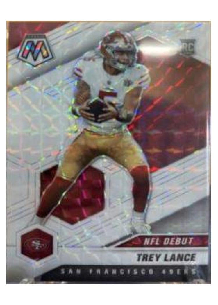 2021 Panini Mosaic Trey Lance #244 card