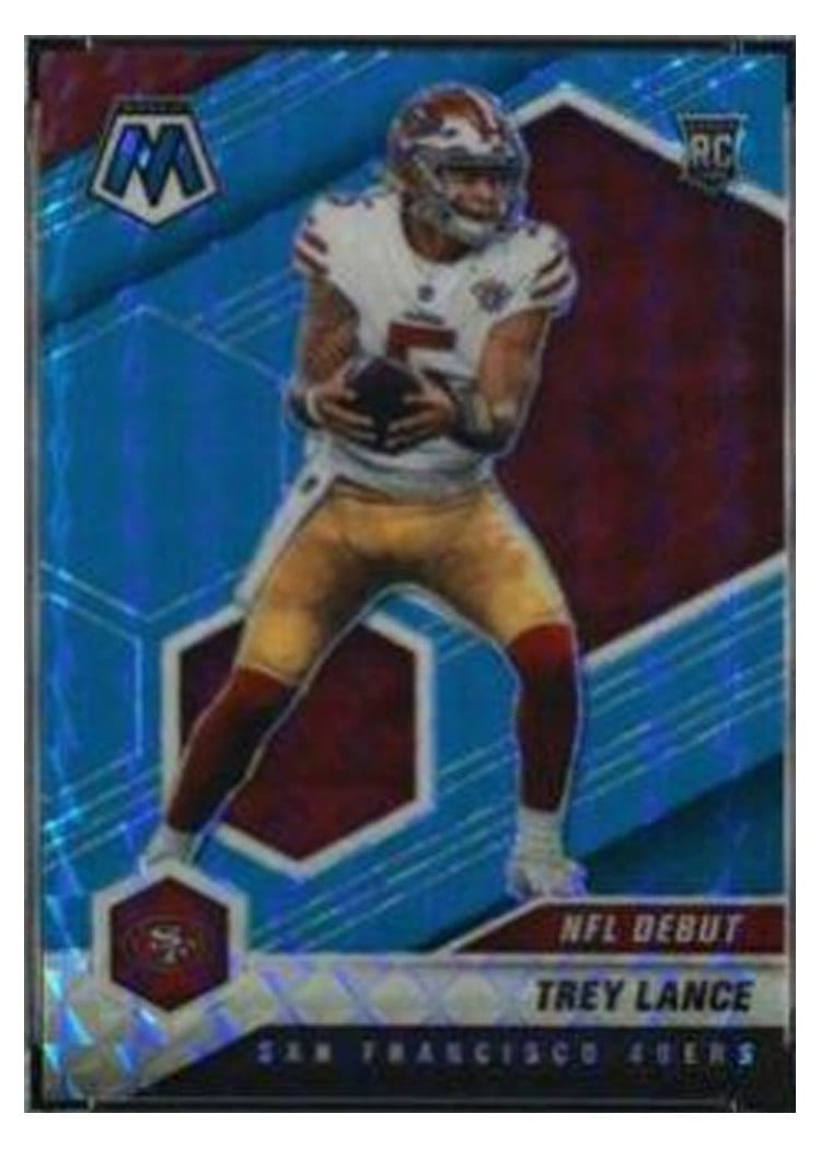 2021 Panini Mosaic Trey Lance #244 card