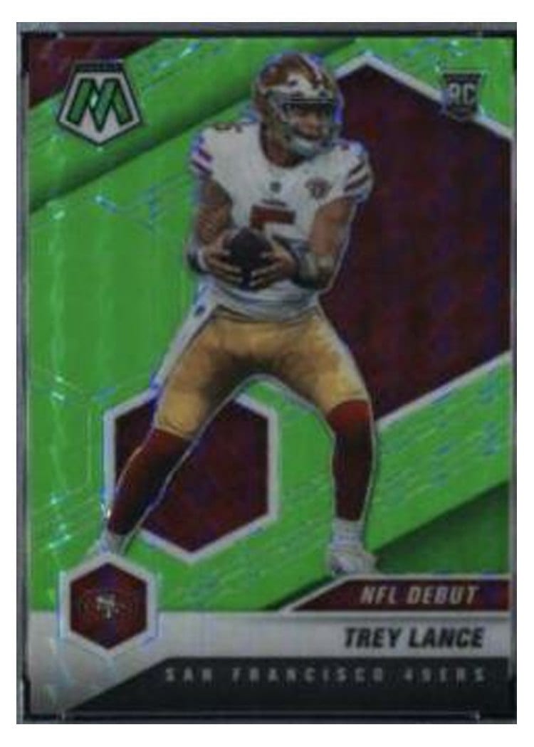 2021 Panini Mosaic Trey Lance #244 card