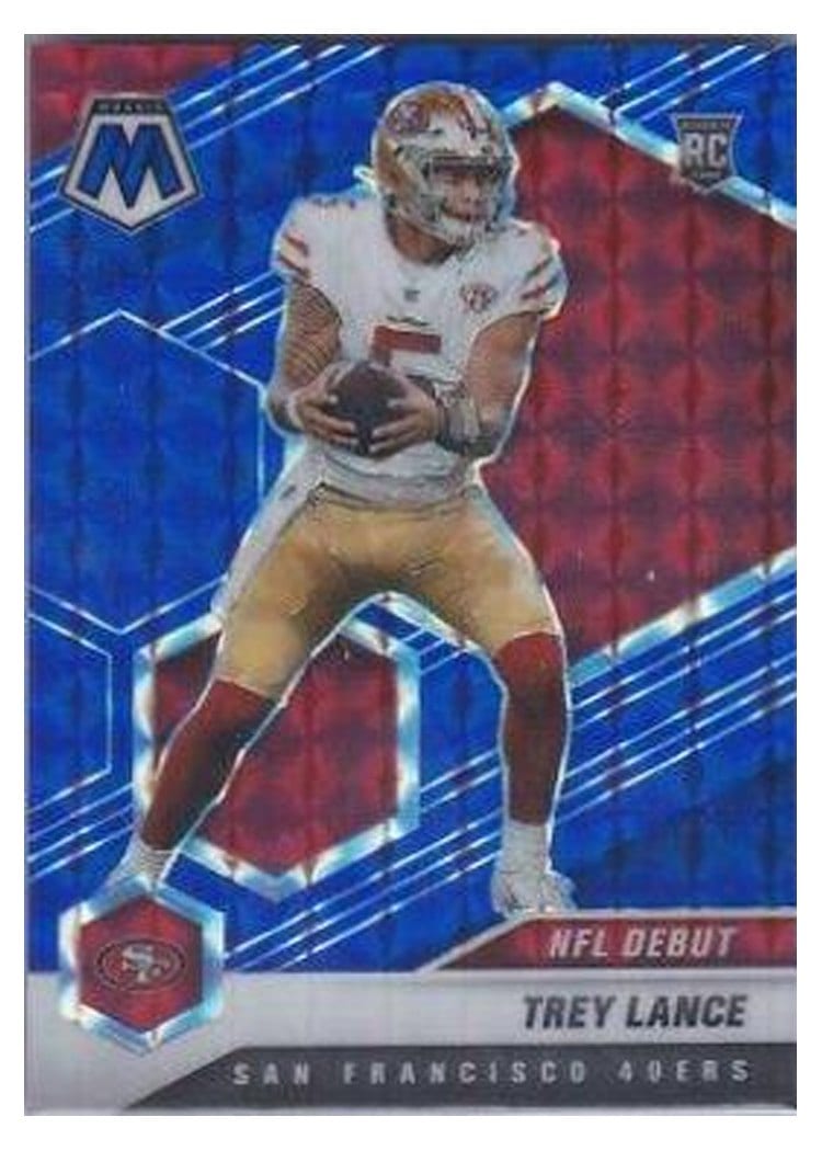2021 Panini Mosaic Trey Lance #244 card