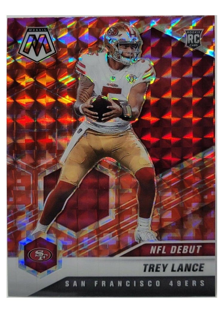 2021 Panini Mosaic Trey Lance #244 card