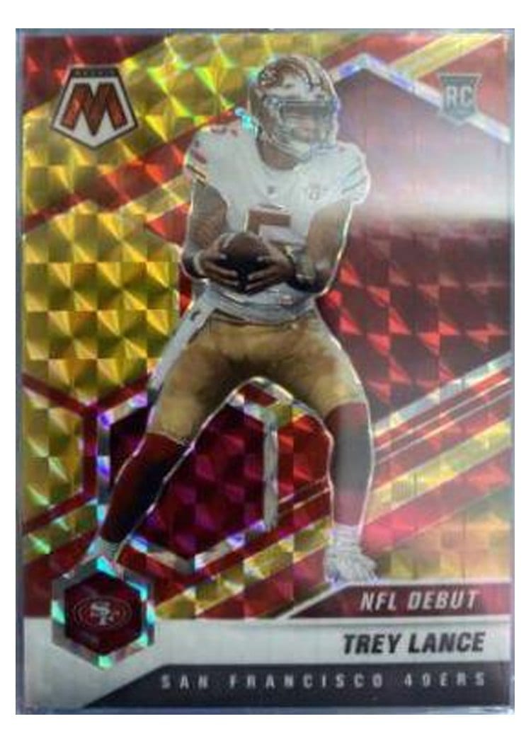 2021 Panini Mosaic Trey Lance #244 card