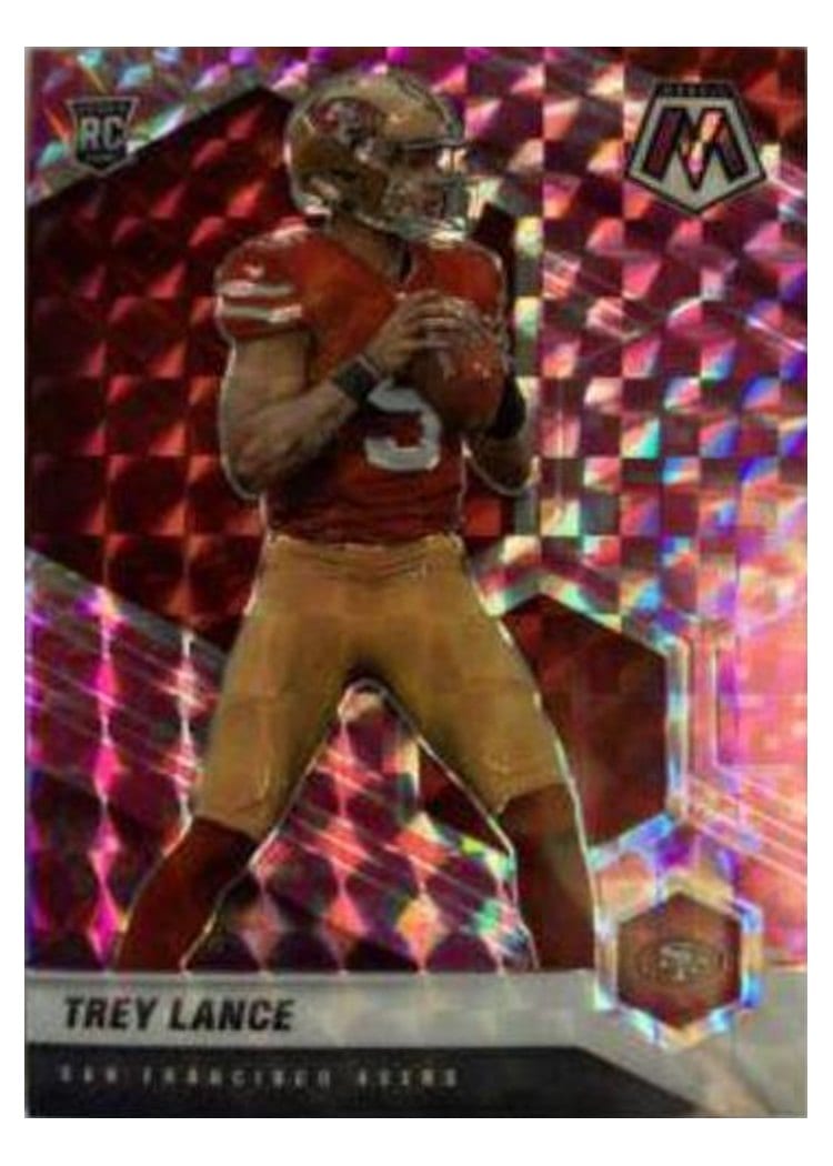 2021 Panini Mosaic Trey Lance #303 card