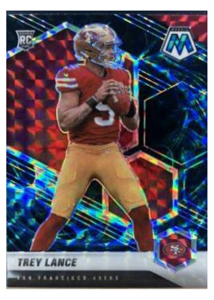 2021 Panini Mosaic Trey Lance #303 card