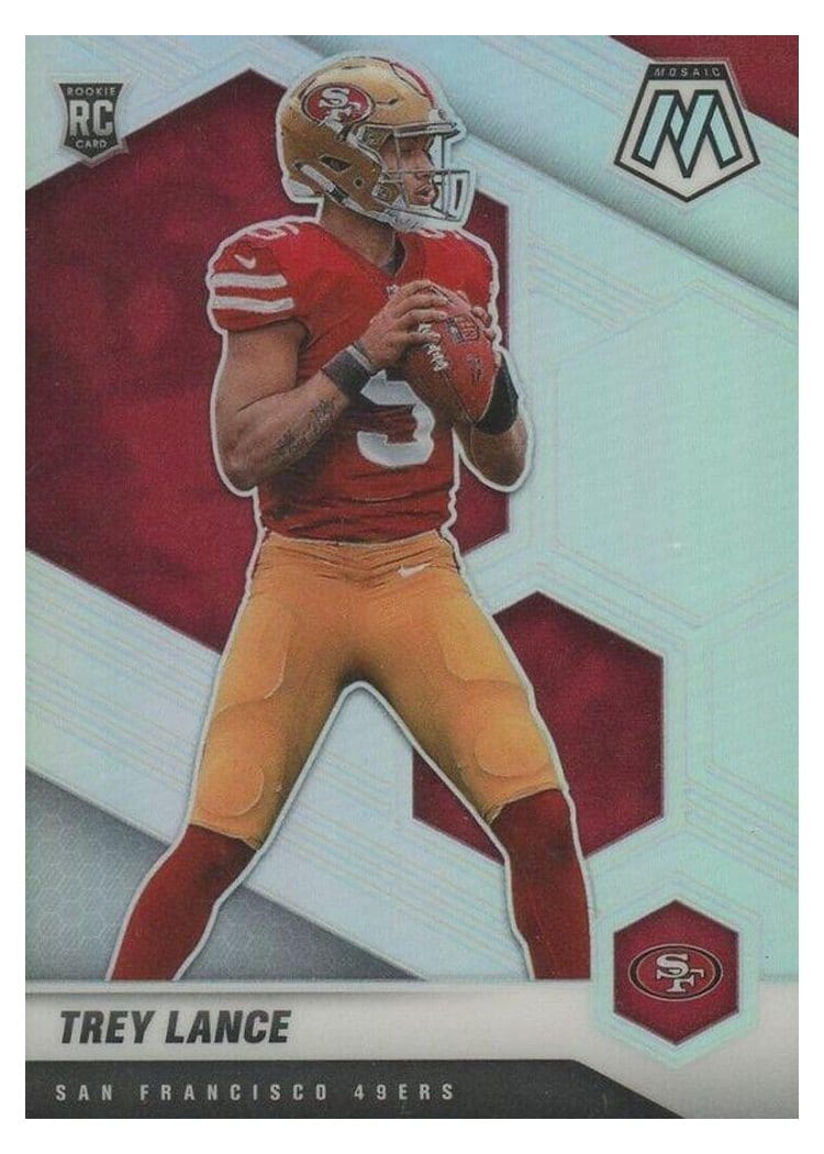 2021 Panini Mosaic Trey Lance #303 card