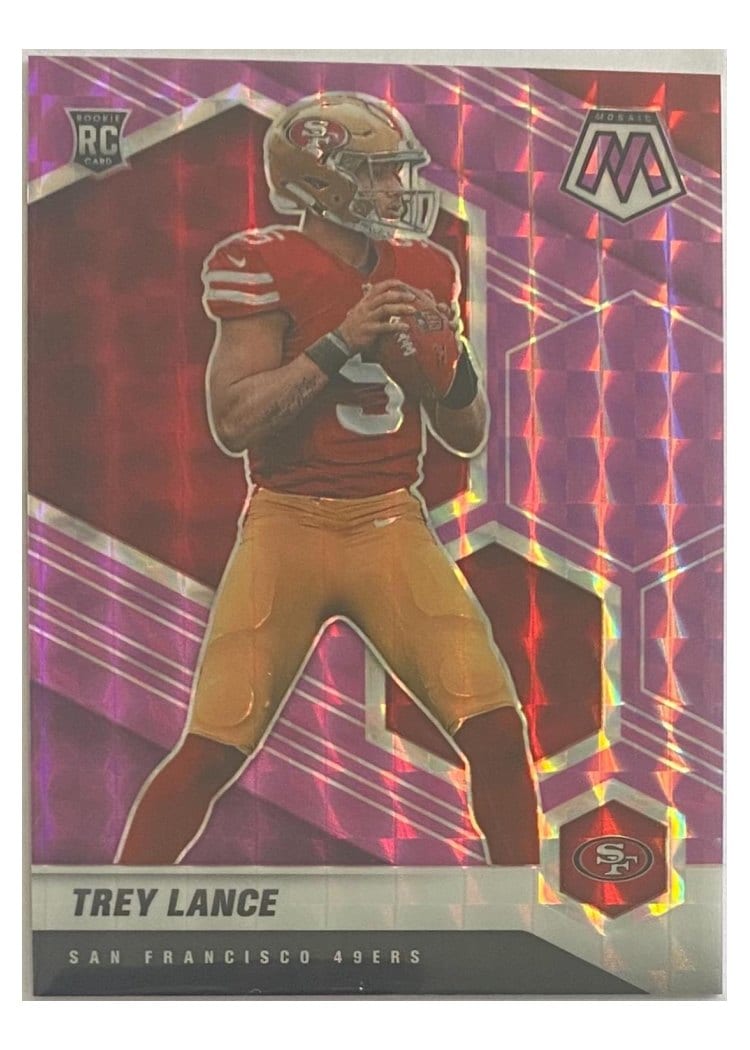 2021 Panini Mosaic Trey Lance #303 card