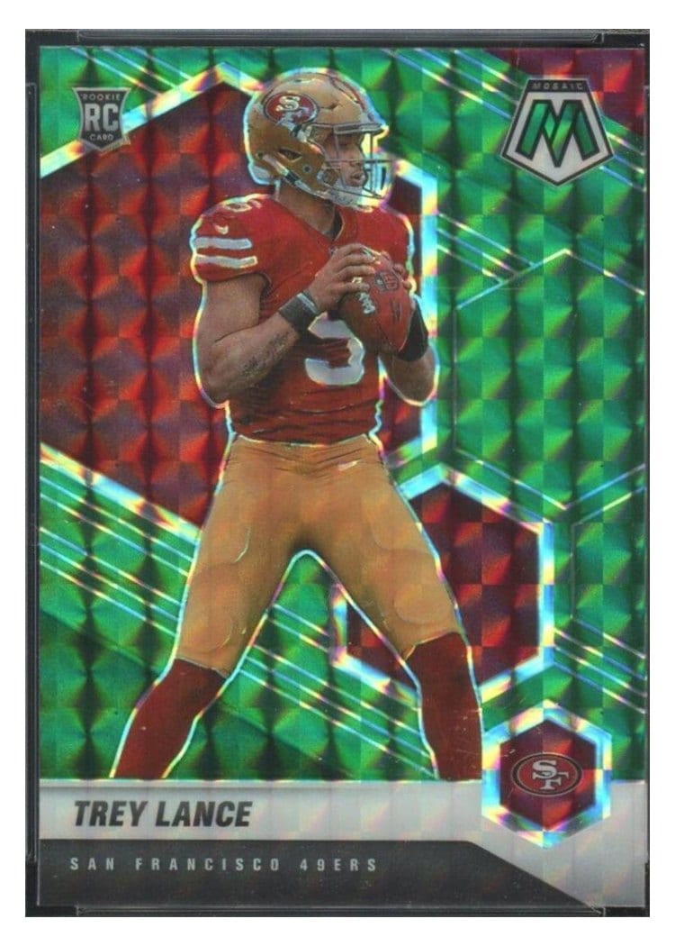 2021 Panini Mosaic Trey Lance #303 card