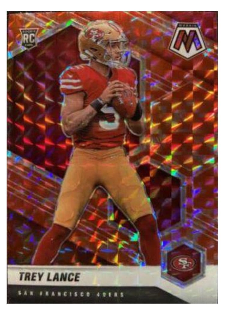 2021 Panini Mosaic Trey Lance #303 card