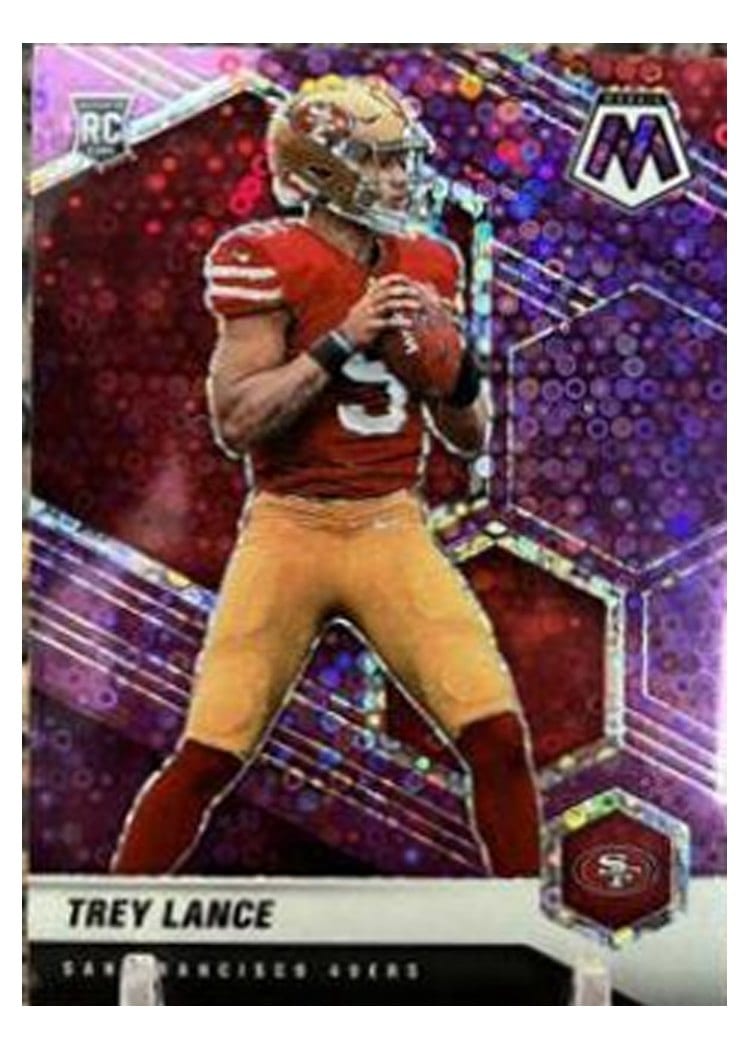 2021 Panini Mosaic Trey Lance #303 card
