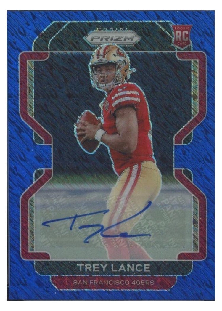 2021 Panini Prizm Base Set Trey Lance #333 card